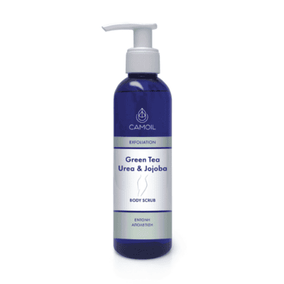 Camoil Green Tea Urea & Jojoba Body Scrub Σώματος για Έντονη Απολέπιση, 200ml