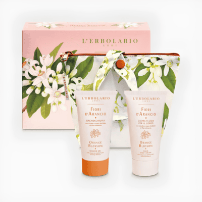L' Erbolario Fiori d' Arancio Shower Gel Αφρόλουτρο 75ml & Fluid Body Cream Ενυδατική Κρέμα Σώματος 75ml