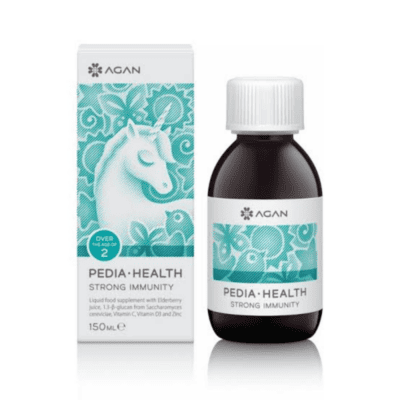 Agan Pedia Health Strong Immunity Συμπλήρωμα Διατροφής για την Ενίσχυση του Ανοσοποιητικού των Παιδιών, 150ml