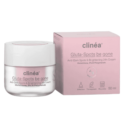 Clinea Gluta-Spots Be Gone Anti-Dark Sport & Brightening 24h Cream 24ωρη Κρέμα Κατά των Κηλίδων & της Υπερμελάγχρωσης, 50ml