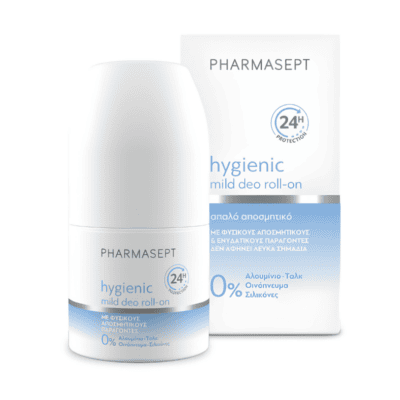 Pharmasept Hygienic Mild Deo Roll-on 24h Απαλό Αποσμητικό για Ευαίσθητες Επιδερμίδες, 50ml